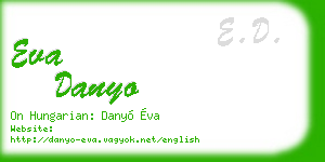 eva danyo business card